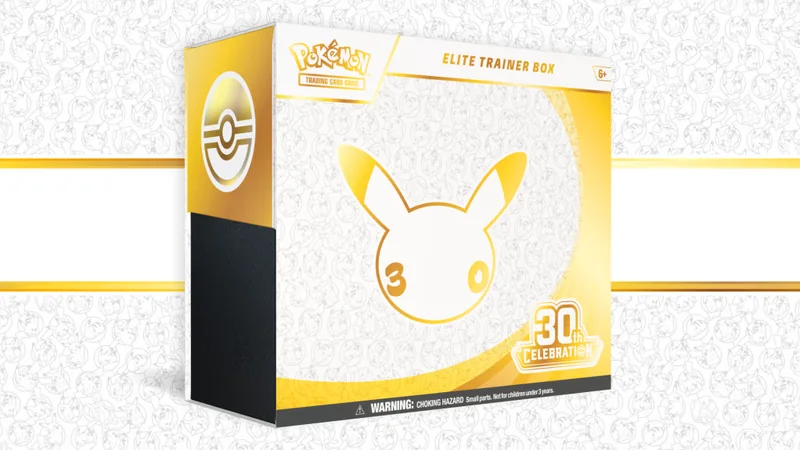 30th Anniversary Elite Trainer Box packaging